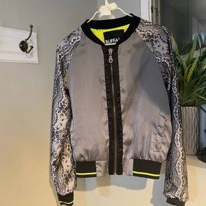 Buffalo satin like bomber jacket